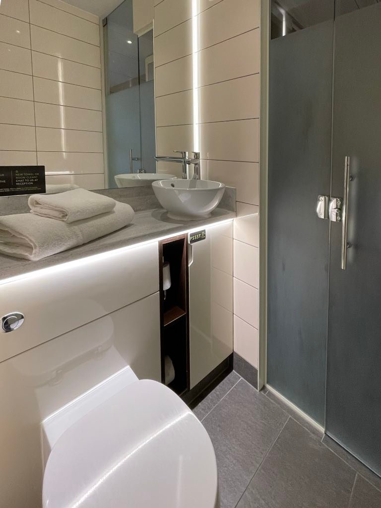 Toilet and wash basin