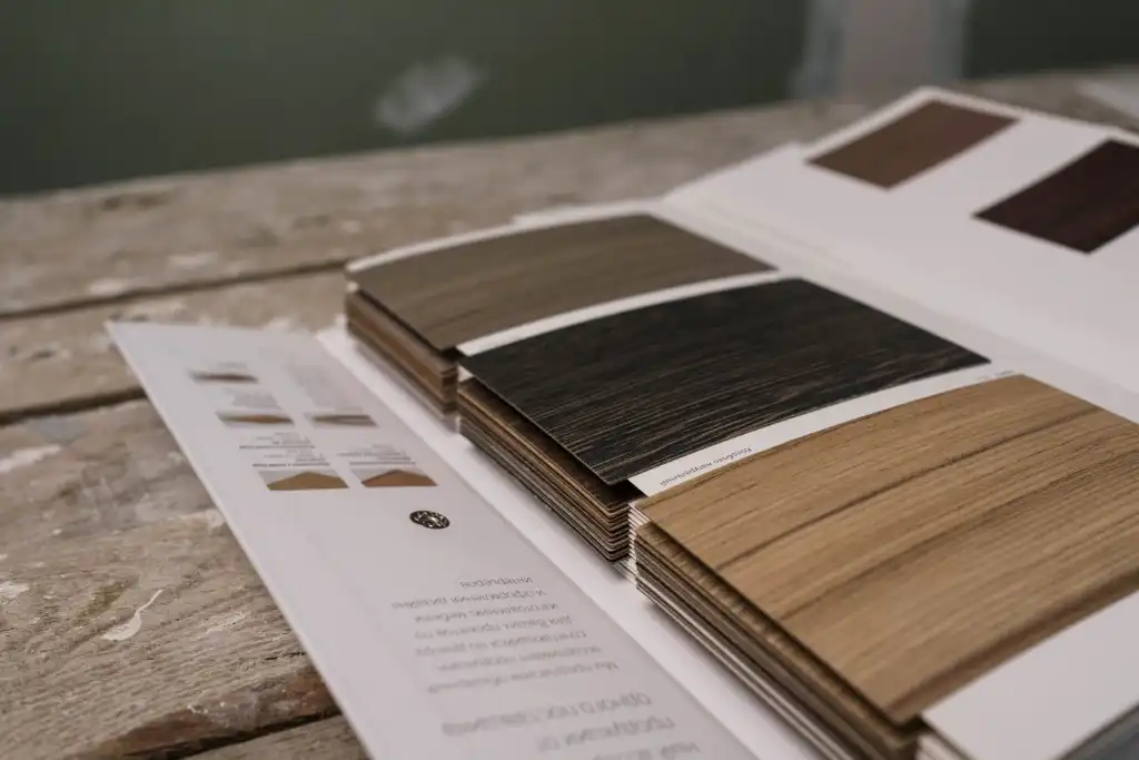 Vinyl plank samples