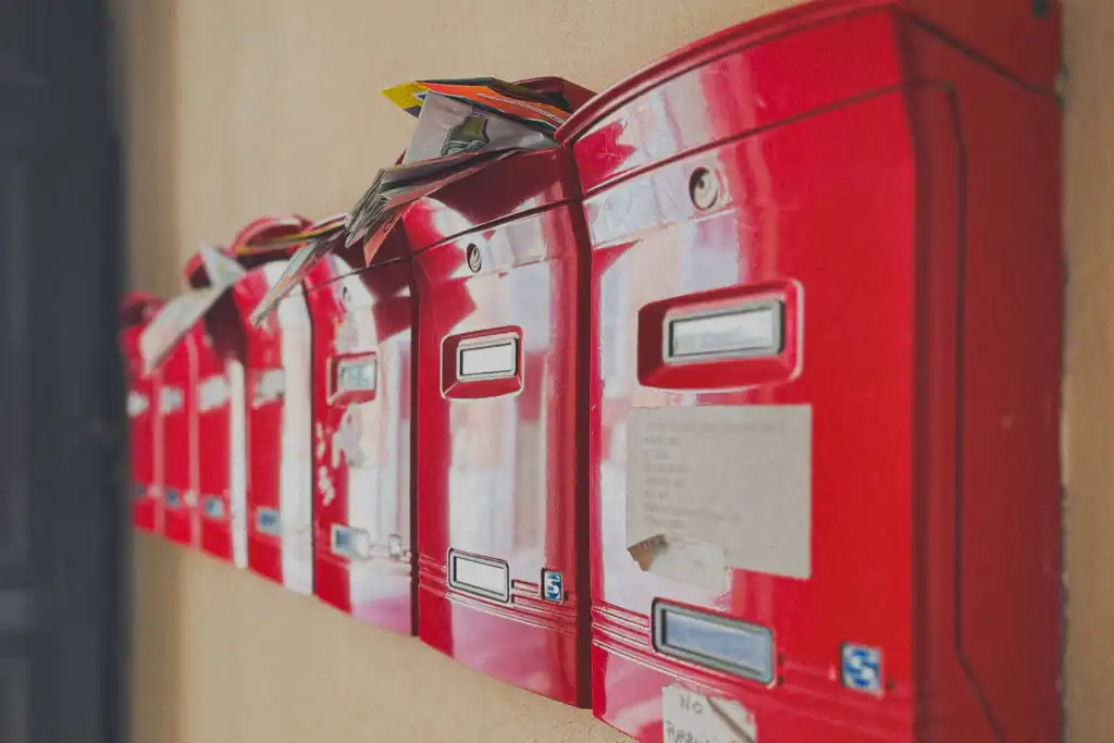 Newsletter in mail box