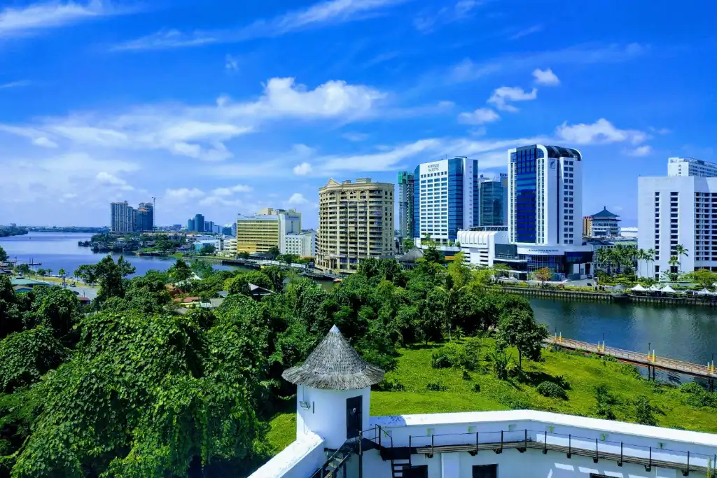View of Kuching and the waterfront from Fort Margherita. Photo © Sasha India / Unsplash